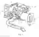 Fig. 02 - Adjustment lever deceleration assembly for a steering column