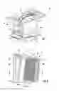 Fig. 02 - Internal cooling system with insert forming nearwall cooling channels in an aft cooling cavity of an airfoil usable in a gas turbine engine