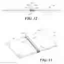 Fig. 09 - Electronic device with flexible display and hinged housing, and corresponding systems and methods
