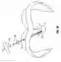 Fig. 24 - Minimally open interbody access retraction device and surgical method
