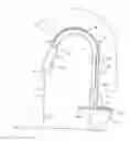Fig. 01 - Water outlet fitting with flexible outlet guide