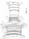 Fig. 26 - Variable vane actuation with rotating ring and sliding links