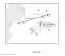 Fig. 08 - Device for displaying and updating an aerial trajectory pattern aligned with an area on the ground, in particular for an air-drop mission