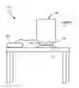 Fig. 01 - Loudspeaker with reduced audio coloration caused by reflections from a surface