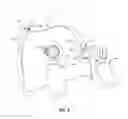 Fig. 07 - Funnel support accessory for a breast pumping system