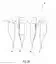 Fig. 19 - COSMETIC APPLICATORS FOR APPLYING COSMETICS OF DIFFERENT COLORS