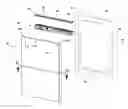 Fig. 01 - Door assembly for a dishwasher