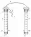 Fig. 01 - Deodorizing glove holder for athletic gloves and other equipment