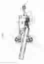 Fig. 16 - Adjustable bolster swing legs for slipform paving machines