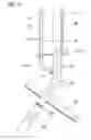 Fig. 12 - Stand support structure of saddle riding vehicle