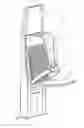Fig. 01 - Contoured stowable seat