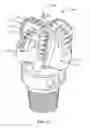 Fig. 14 - PDC cutter with depressed feature