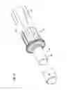 Fig. 09 - Cassette driver for a freewheel hub
