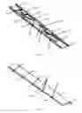 Fig. 02 - Adjustable phase shifting device including branched feed lines with transformer portions for feeding an antenna array
