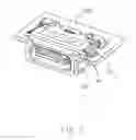 Fig. 02 - Waterproof electrical connector having an insulative shell insert-molded with a metal shell