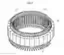 Fig. 04 - Rotating electric machine including swaging portions for steel sheets of stator core