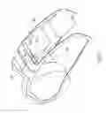 Fig. 04 - Hearing assistance device with balanced feed-line for antenna