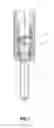 Fig. 02 - Minimally invasive screw with double threaded plugs