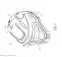 Fig. 02 - READILY REMOVABLE CATCHER'S HELMET