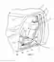 Fig. 02 - Articulating mechanical thigh extension composite trim payout linkage system
