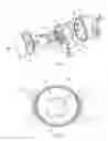 Fig. 02 - Vehicle lighting device with an optical element pressed against a light source support