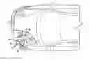 Fig. 01 - Collision counter measure structure attached to a sub-frame including a leg that contacts a frame rail