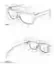 Fig. 02 - Eyeglasses with detachable temples and nose grip and method of use