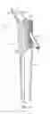 Fig. 05 - Femoral stem and post system for hip prosthesis