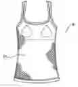 Fig. 01 - Garment having integrated prosthetic breasts