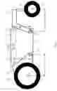 Fig. 03 - Chassis arrangement for an electrically powered wheelchair and an electrically powered wheelchair comprising the same