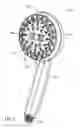 Fig. 02 - Showerhead with dual oscillating massage