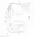 Fig. 07 - Energy absorbing load transmittal bracket with weld accessibility