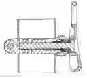 Fig. 01 - Hinge clamp for a bicycle frame and other structures