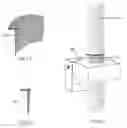 Fig. 09 - Foldable mounting bracket for patio and deck accessories