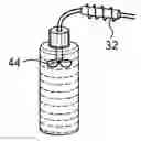 Fig. 01 - Adjustable stand for holding a liquid explosive