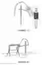 Fig. 08 - Adjustable stand for holding a liquid explosive