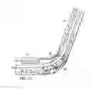 Fig. 13 - Information handling system low profile housing and hinge assembly
