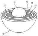 Fig. 01 - Nuclear fuel particle having a pressure vessel comprising layers of pyrolytic graphite and silicon carbide