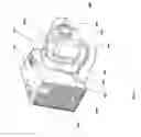 Fig. 02 - Three Axis Gimbals Stabilized Action Camera Lens Unit