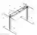 Fig. 01 - Electric table stand, coupling thereof, and electric table with electric table stand
