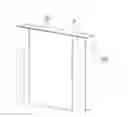Fig. 01 - Mirrored storage cabinet