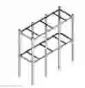 Fig. 01 - Column-beam connecting assembly capable of being manually assembled and frame structure assembled thereby