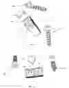 Fig. 08 - Bi-directional fixating/locking transvertebral body screw/intervertebral cage stand-alone constructs with vertical hemi-bracket screw locking mechanism