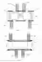Fig. 09 - Bi-directional fixating/locking transvertebral body screw/intervertebral cage stand-alone constructs with vertical hemi-bracket screw locking mechanism
