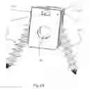 Fig. 22 - Bi-directional fixating/locking transvertebral body screw/intervertebral cage stand-alone constructs with vertical hemi-bracket screw locking mechanism