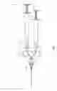 Fig. 02 - Single slider double barrel syringe and method to use same for medical diagnostics, therapeutic use, and placement confirmation and joint space injection