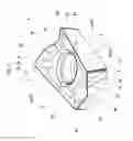 Fig. 02 - Cutting insert having outwardly inclined side surface and inwardly inclined lower surface, and rotary cutting tool