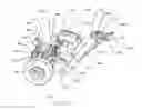 Fig. 02 - Tractor having dual hydrostatic drive with single hand control and attachment adapter for powered attachments