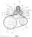 Fig. 02 - ENDLESS DRIVE ARRANGEMENT WITH TENSIONING SYSTEM AND ISOLATION DEVICE