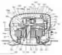 Fig. 01 - Hermetic compressor and refrigeration device